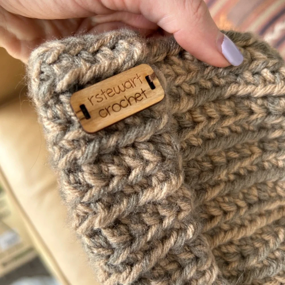 Crochet newborn beanie